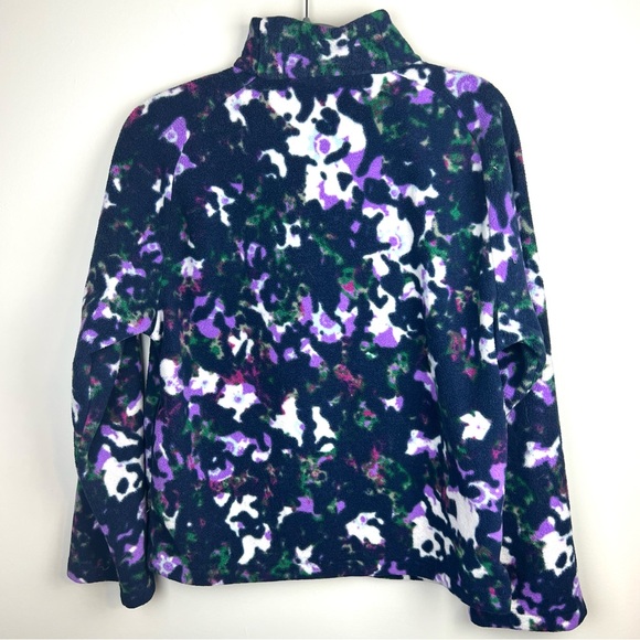 ADIDAS ORIGINALS BELLISTA LOGO FLEECE IN NAVY FLORAL - Picture 3 of 4